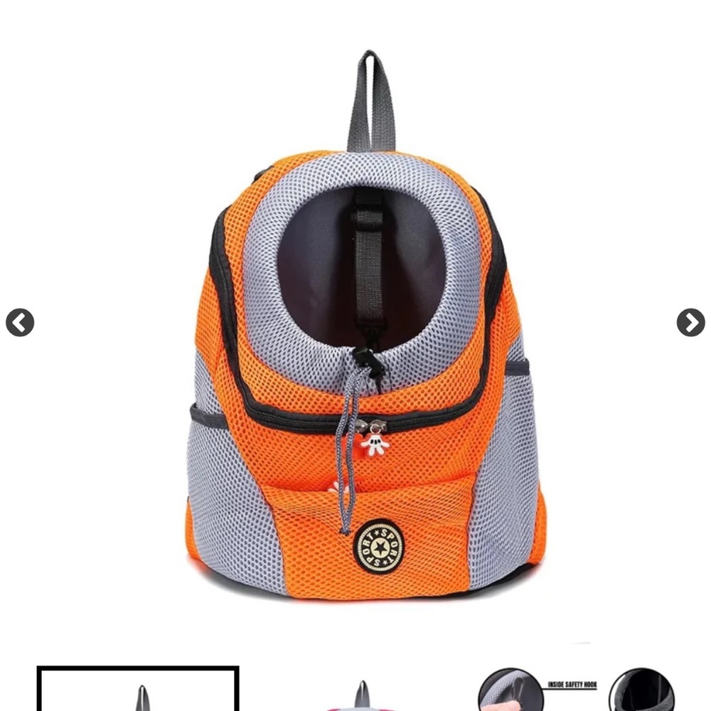 Pet carrier backpack